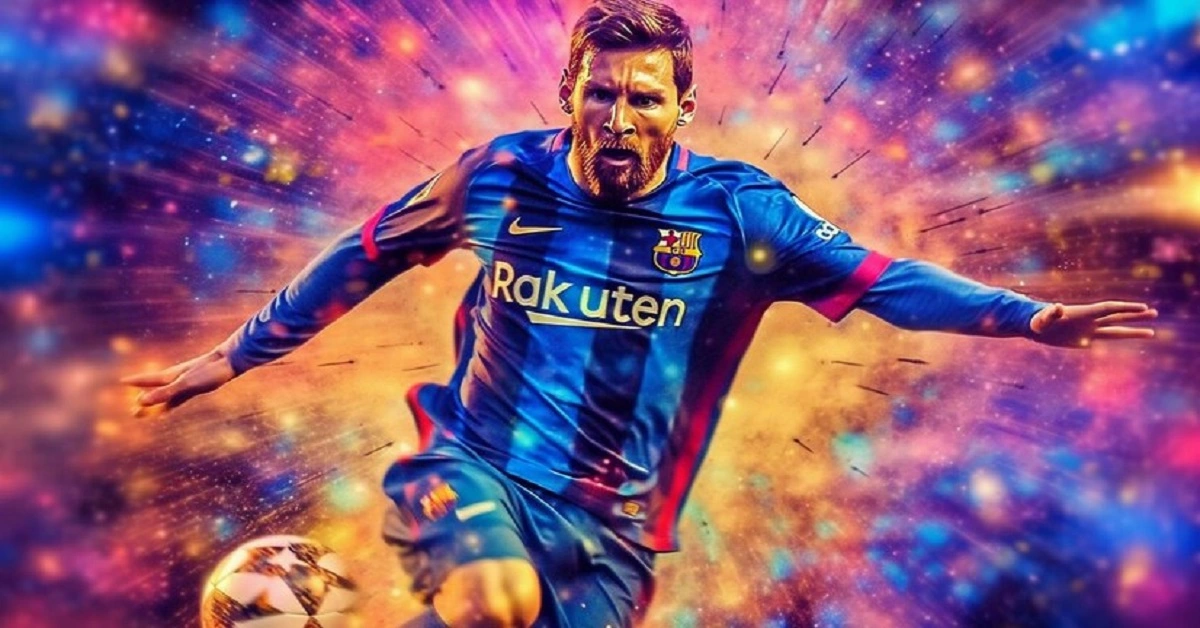 Messi Wallpaper Magic: Where Interior Design Meets Football Legend